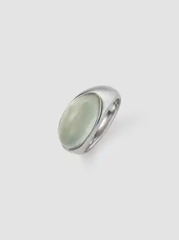 OVAL RING AUS HARZ UND EDelSTAHL