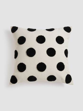 FLUFFY POLKA DOT PPILLOWCASE