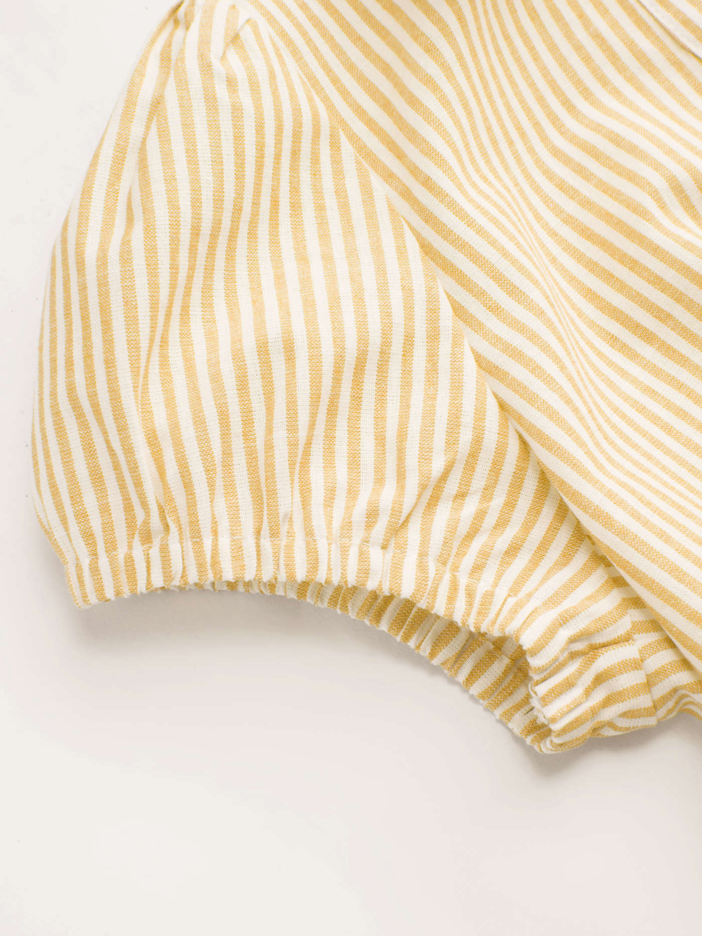 Woven Cotton-blend V-neck Stripe Tie Back Shirt For School Daily Casual Vacation Beach