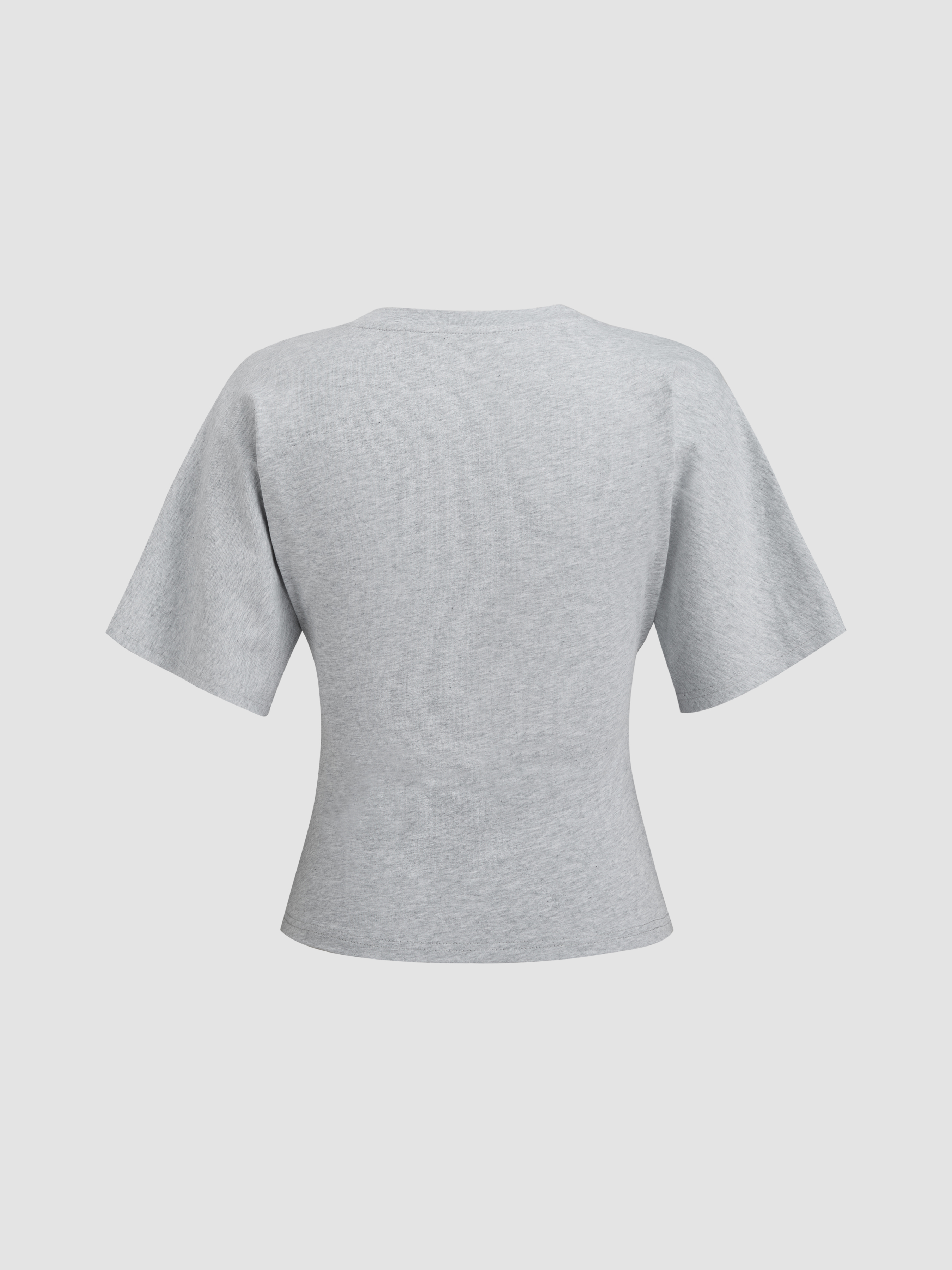 100% Cotton Round Neckline Tee