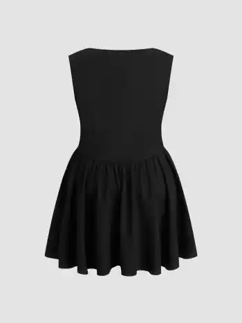 Sweetheart Mini-Kleid mit Spitzenrand Kurve & Plus