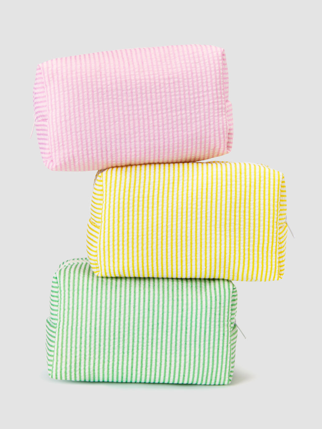 STRIPED MAKEUP BAG