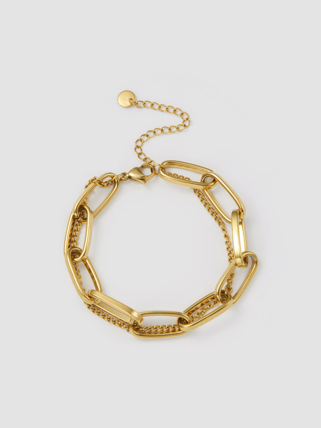 BRACCIALE A CATENA DOPPIO STRATO GROSSO