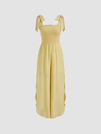 Mesh Cowl Neck Solid Sequin Ruffle Hem Maxi Dress Curve & Plus