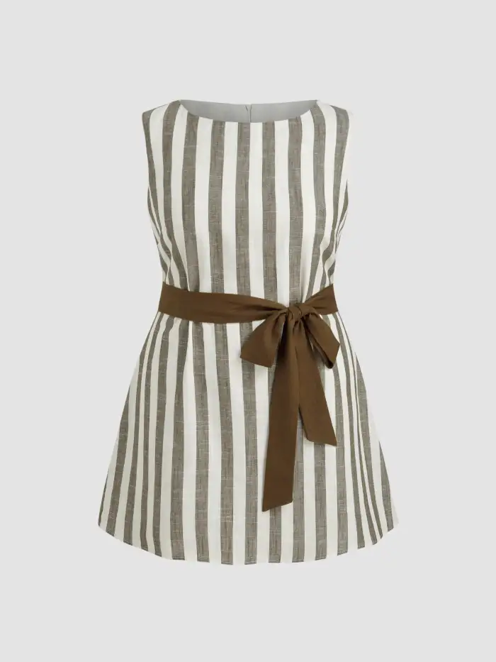 Knit Fabric Knit Polo Solid Contrasting Binding Mini Dress Curve & Plus For Work