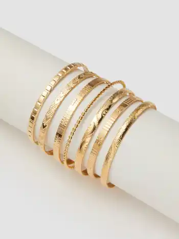7er-Set verdrillte, Herz-, Sonne- und Totem-Armbänder