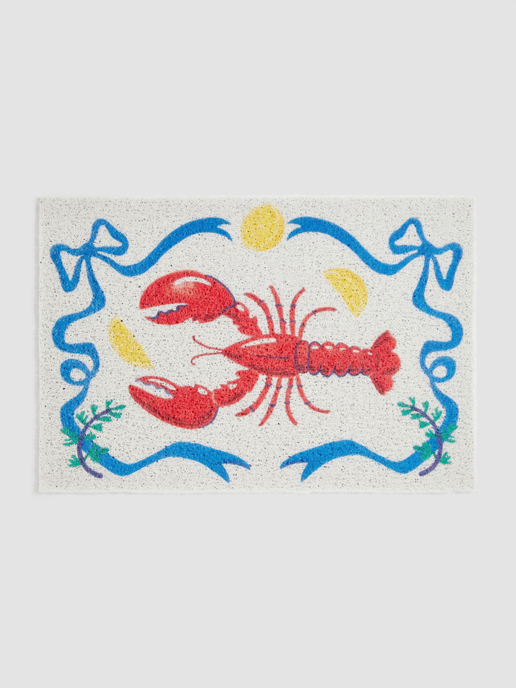 LOBSTER & BOWKNOT & LEMON & SEAWEED DOORMAT