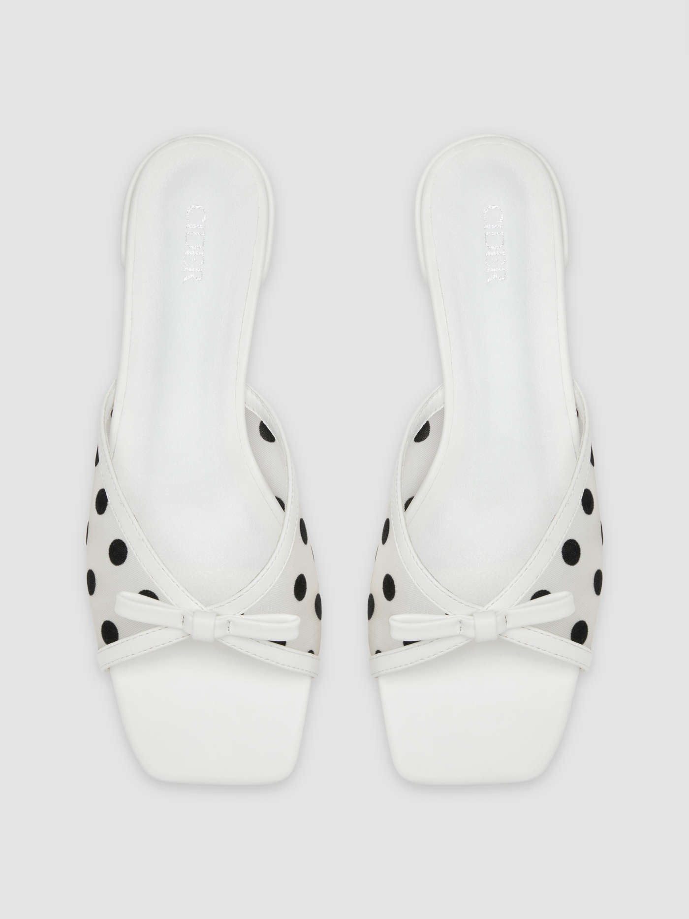 POLKA DOT & BOWKNOT SLIPPERS
