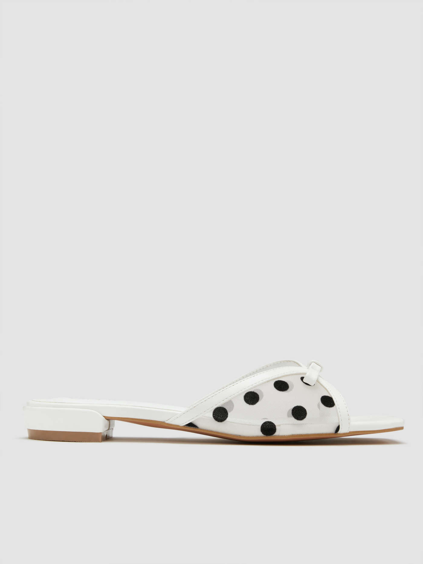 POLKA DOT & BOWKNOT SLIPPERS