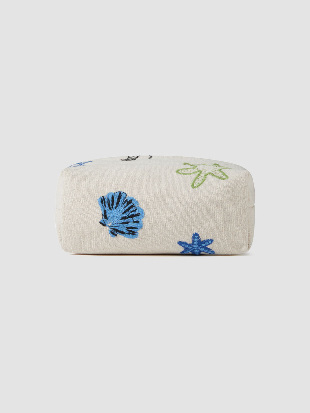 STARFISH & SHELL  EMBROIDERED TISSUE BOX
