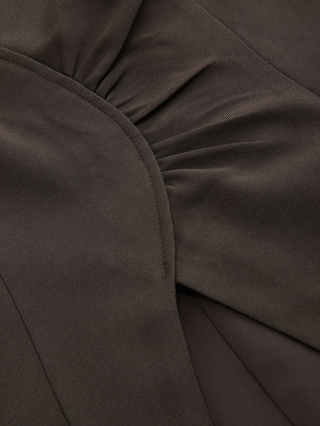 Ruched Split Bandeau Top