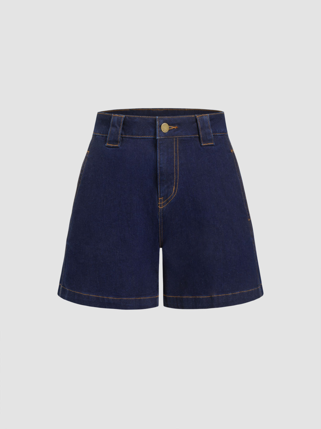 Stretch Cider Denim Mid Rise Pocket Shorts