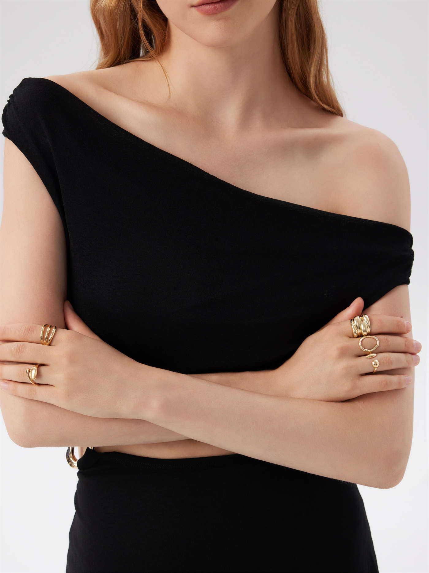 5PCS FLOW WRAP RING SET