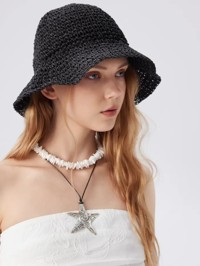 Stand Collar Lace Embroidery Crop Tank Top
