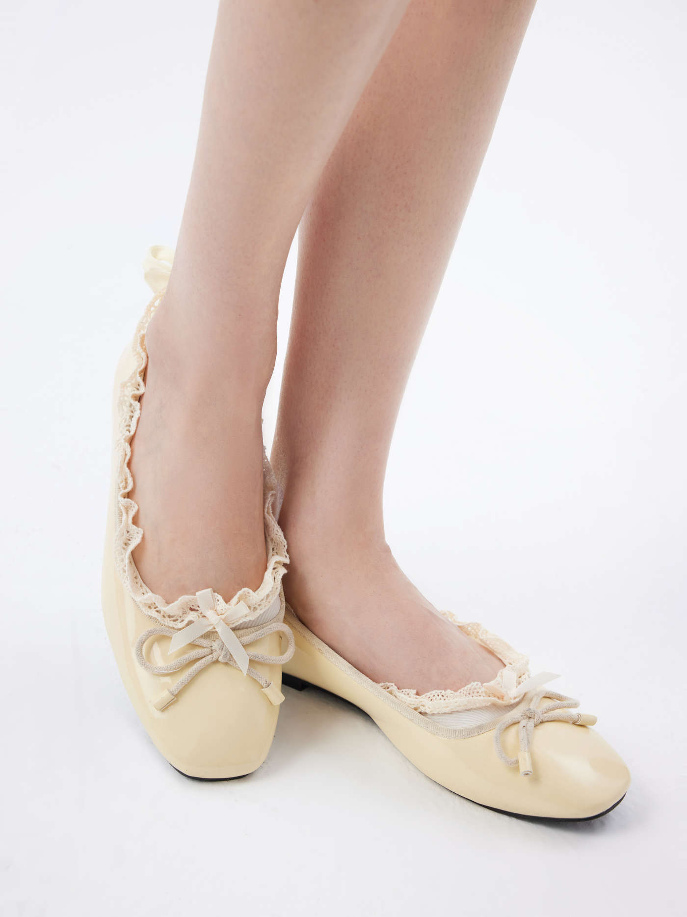 2 PAIRS BOWKNOT & LACE INVISIBLE SOCKS SET