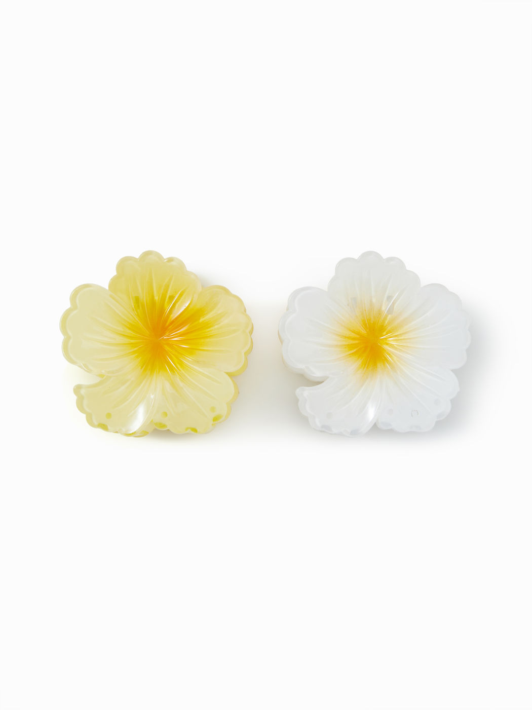 2PCS FLOWER HAIR CLAW SET