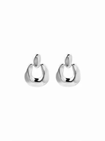 DOOR KNOCKER DROP EARRINGS