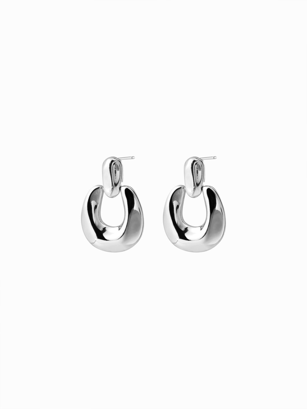 DOOR KNOCKER DROP EARRINGS