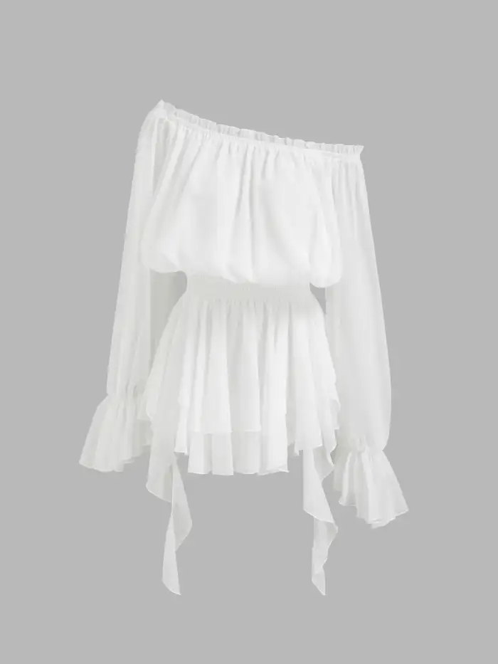 Denim Mid Waist Leopard Wide Leg Pants