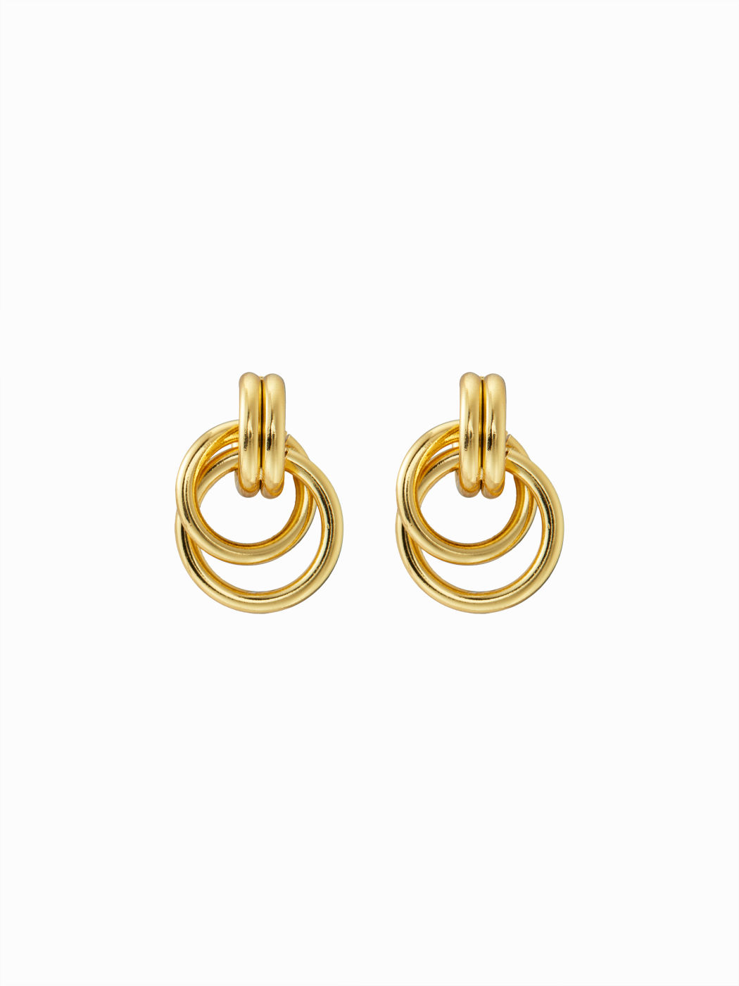 CHAIN LINK HOOP EARRINGS