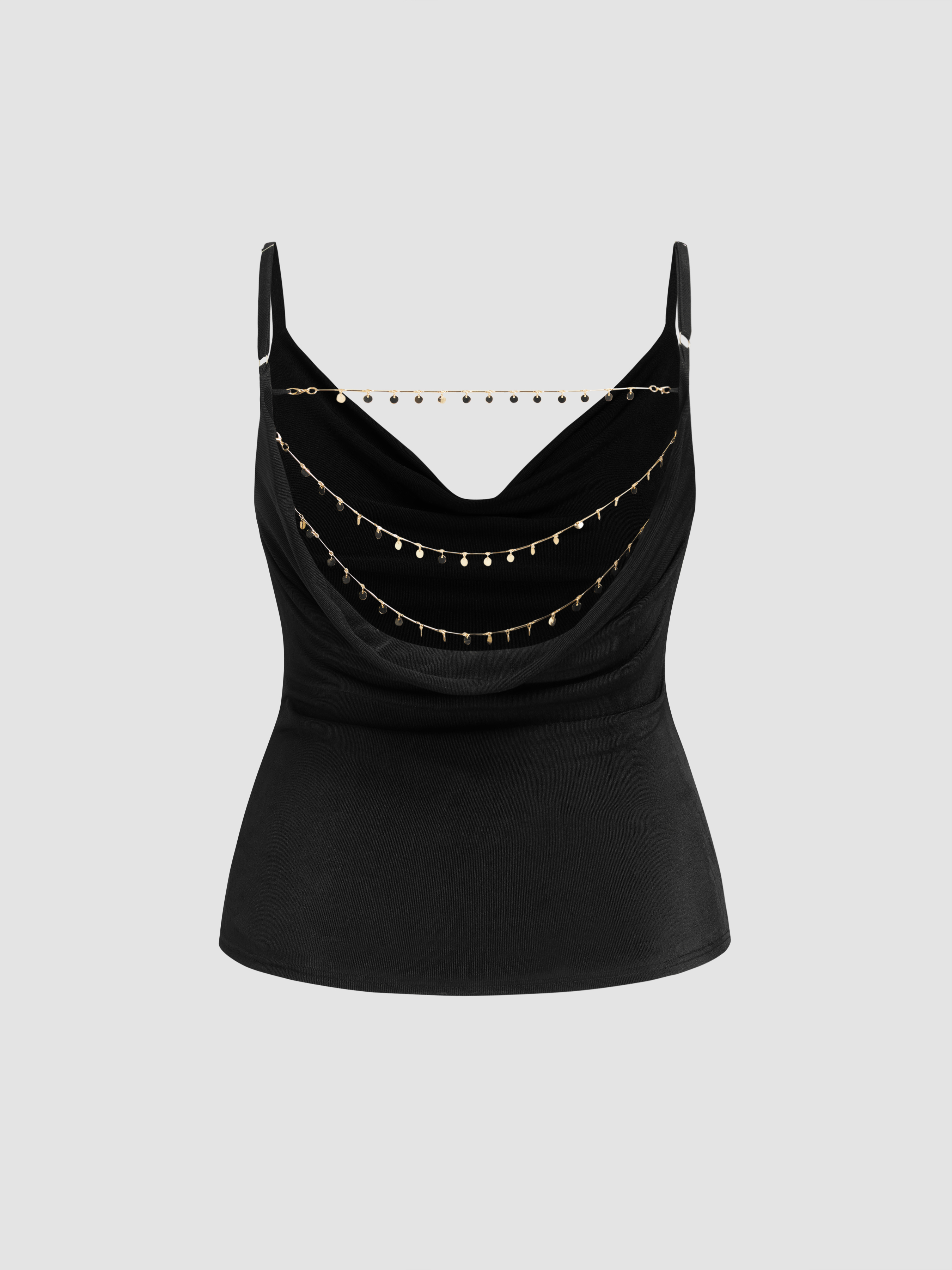 ★chemehc★CURVED FRILL TEE (BLACK)★正規品/韓国送料込 Crayme,