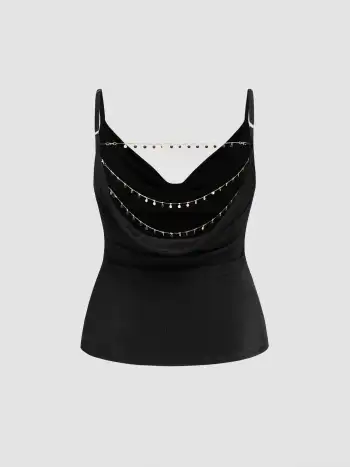 Sequin Mid Waist Mini Skirt Curve & Plus