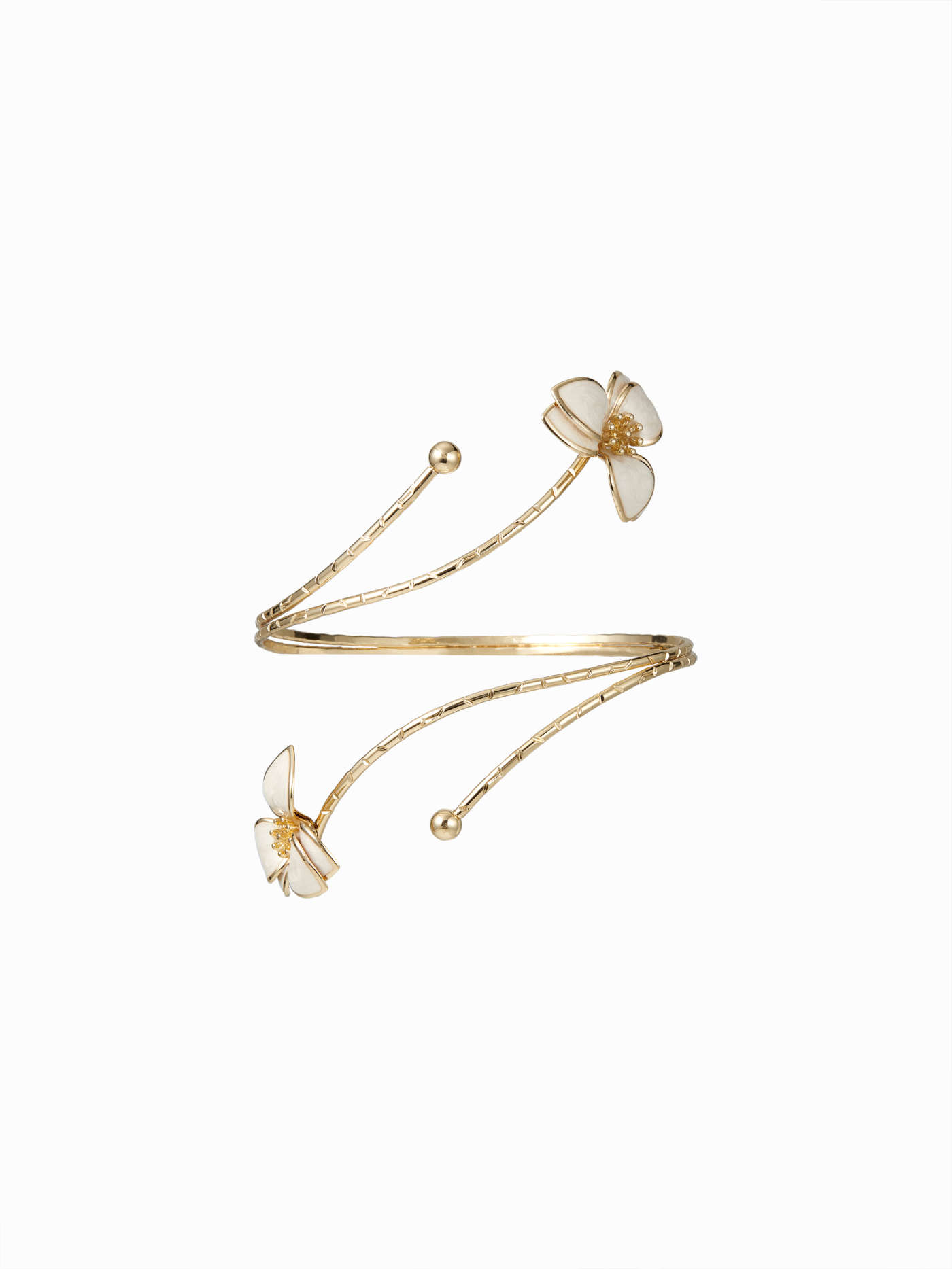 FLOWER OPEN ARM CUFF For Daily Casual Music Festival/Live House Vacation