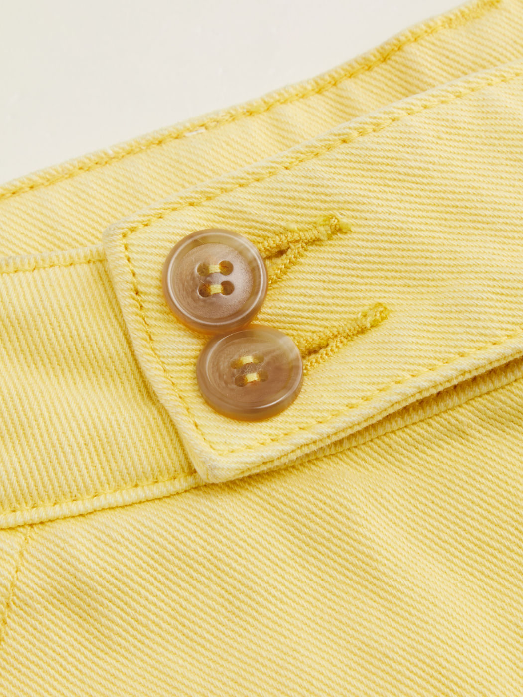 Denim Mid Rise Roll Hem Micro Shorts