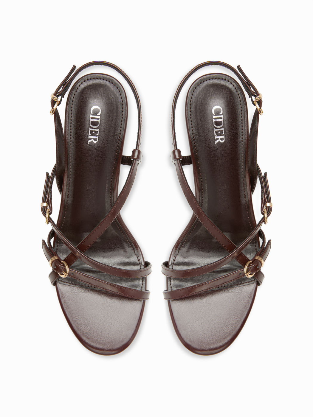 ADJUSTABLE STRAP HEELED SANDALS
