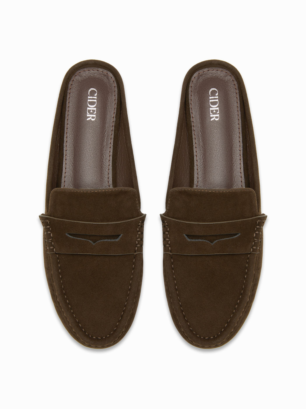 VINTAGE SUEDE MULE LOAFERS