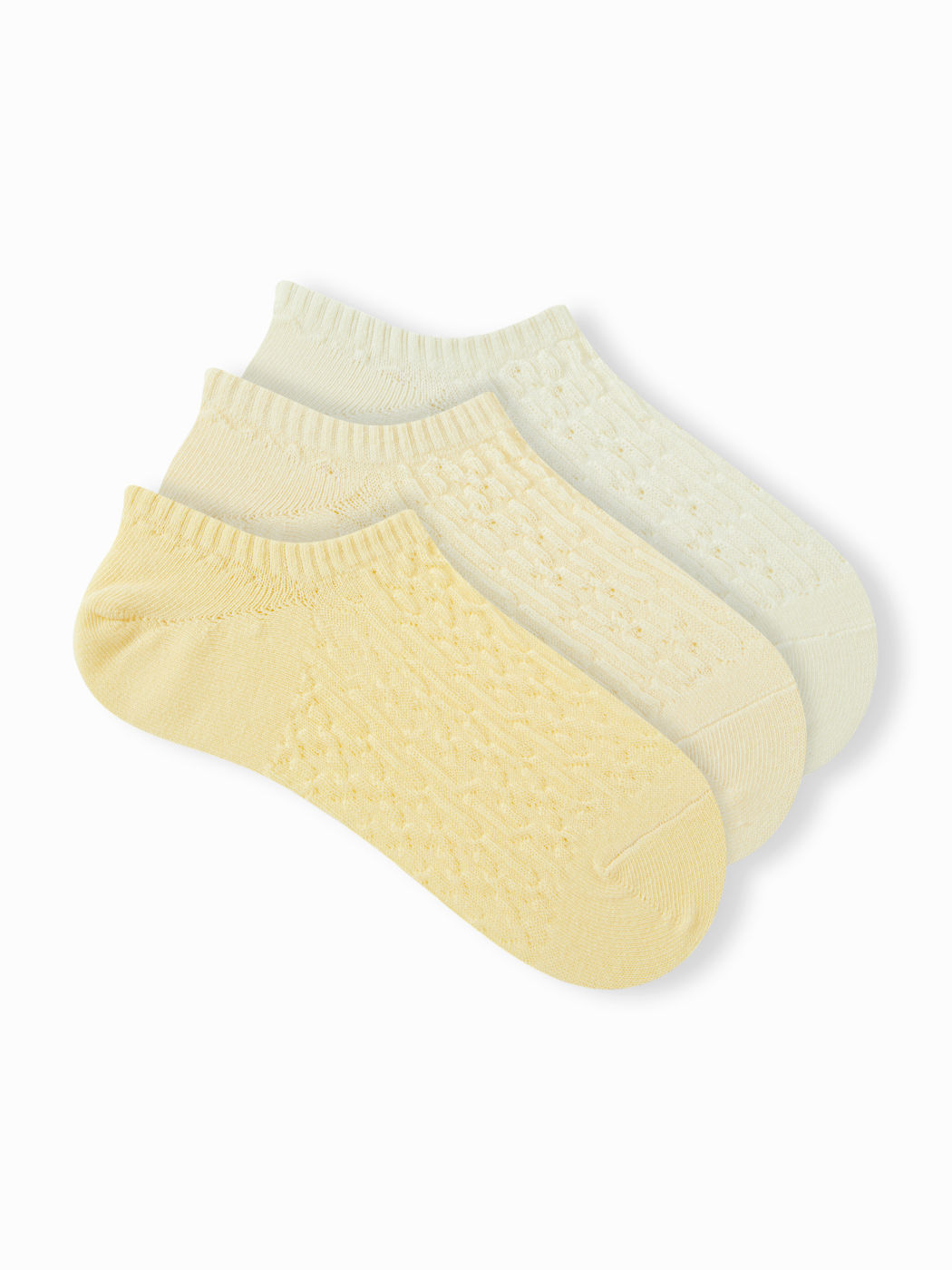 3 PAIRS SOLID INVISIBLE SOCKS SET