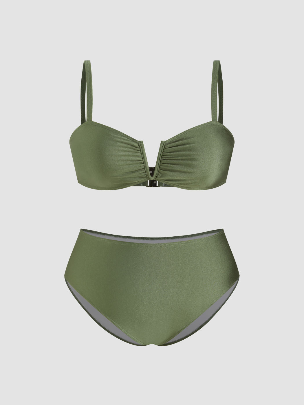 V-neck V Wired Bikini Set Curve & Plus