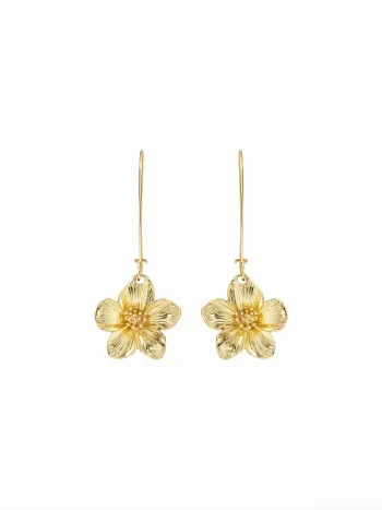 FLOWER DROP EARRINGS