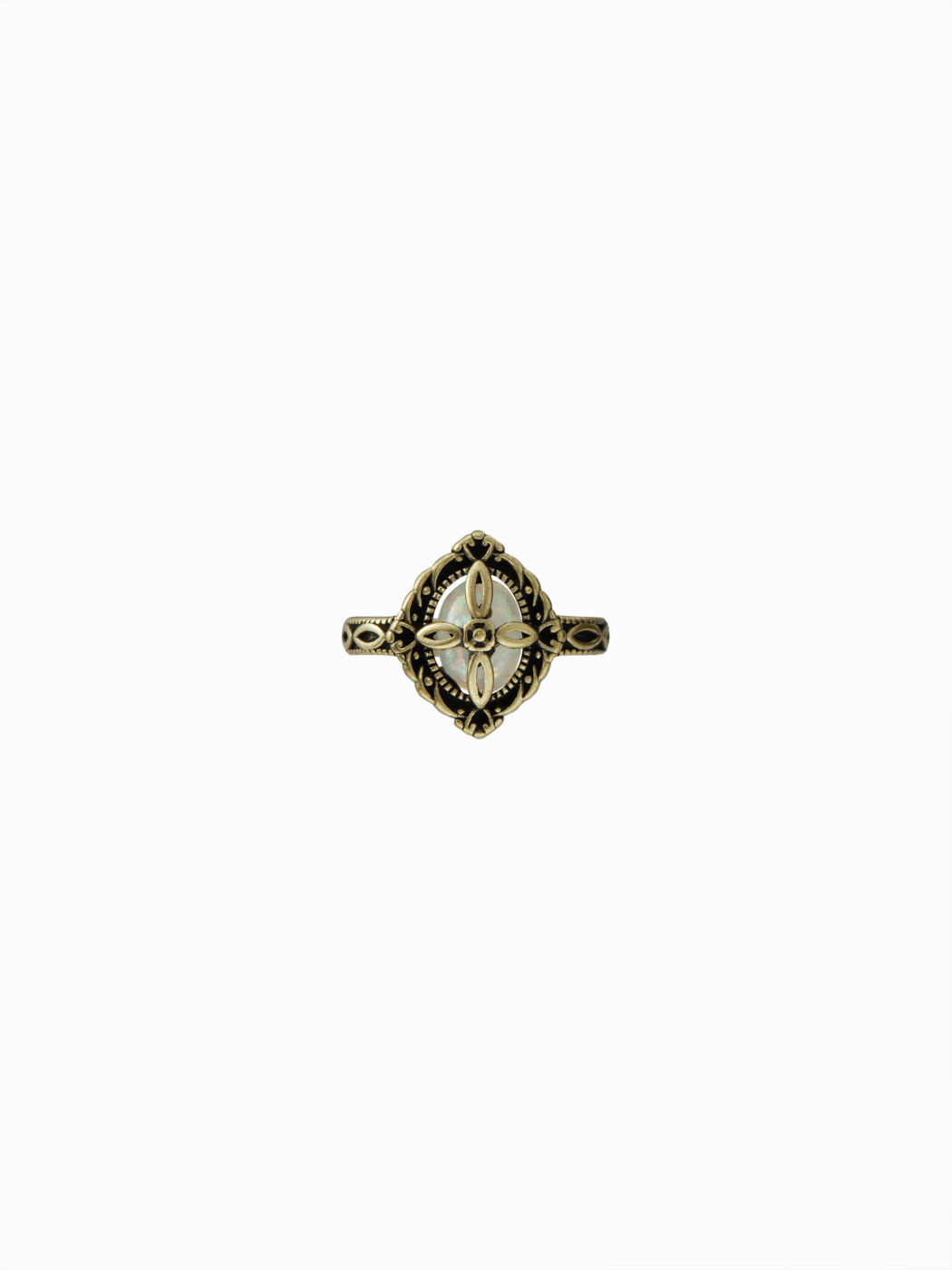 ANELLO APERTO INCISO E CON GEMME