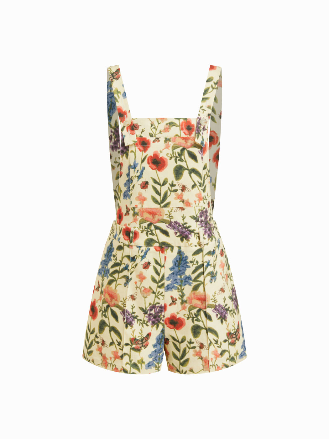 100% Cotton Square Neck Floral Romper