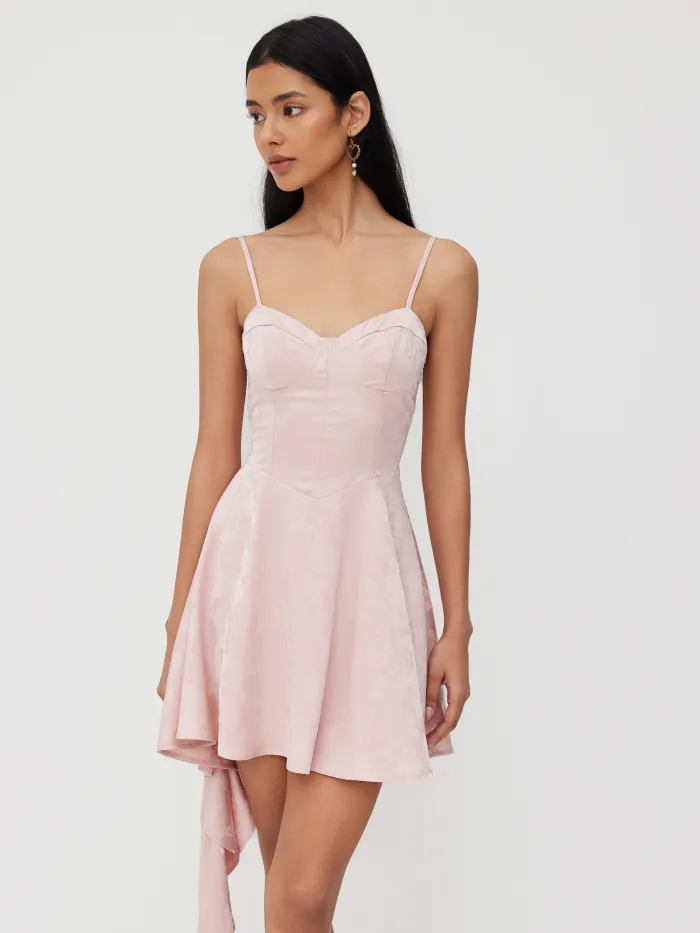 Zipper Cami Mini Dress