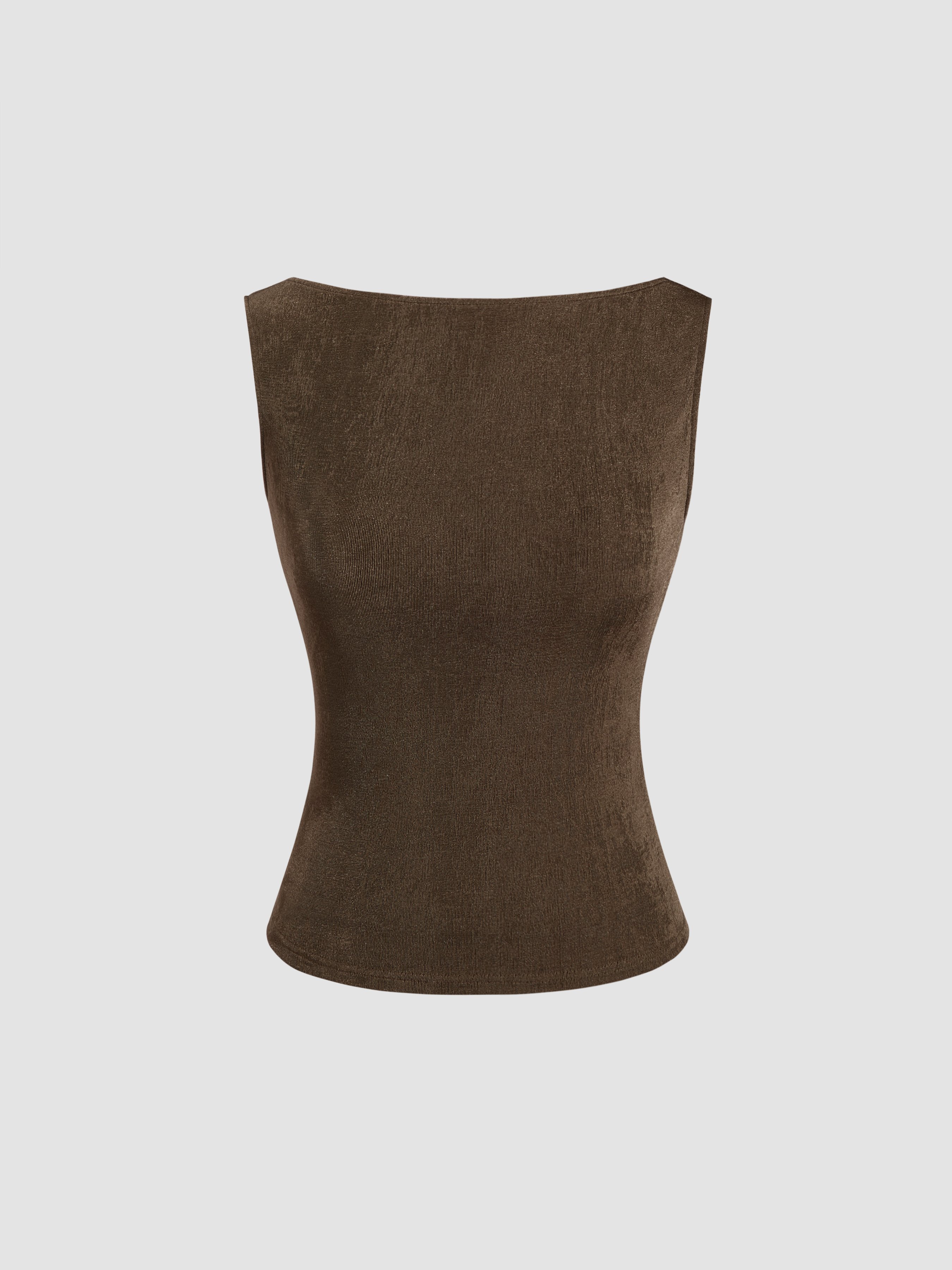 Backless Buckle Tank Top