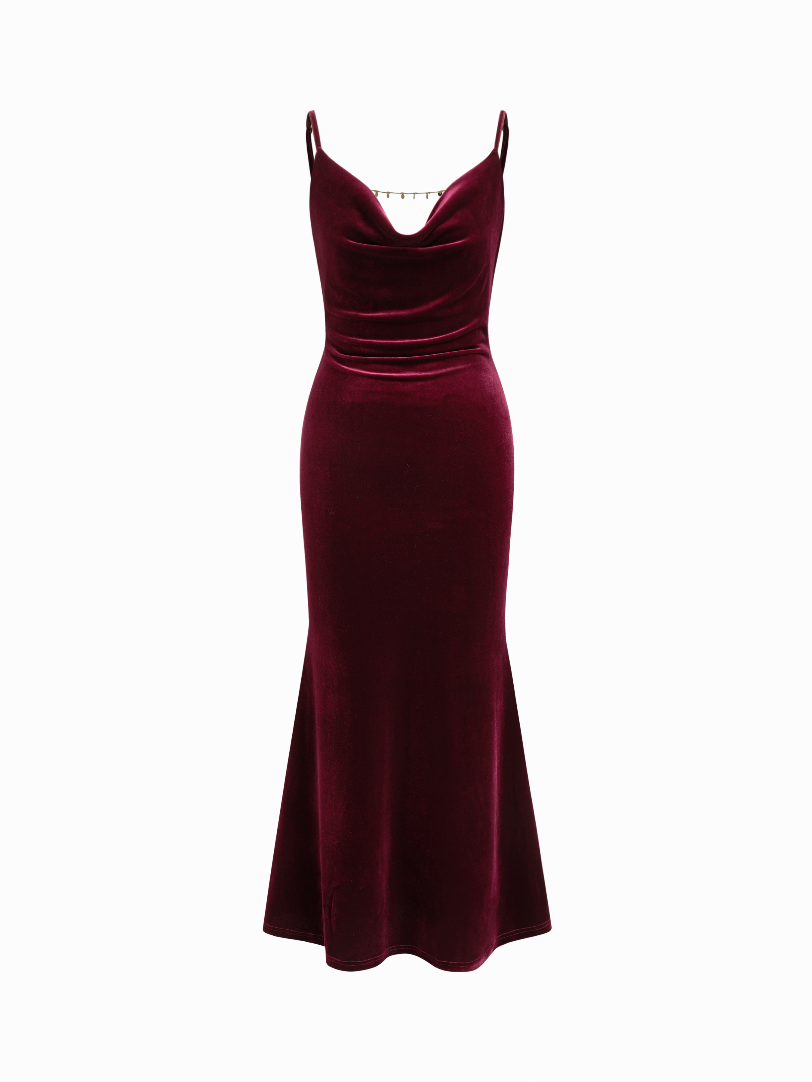 Wedding Guest Dress Solid Floral Jacquard V-Neck Midi Dress