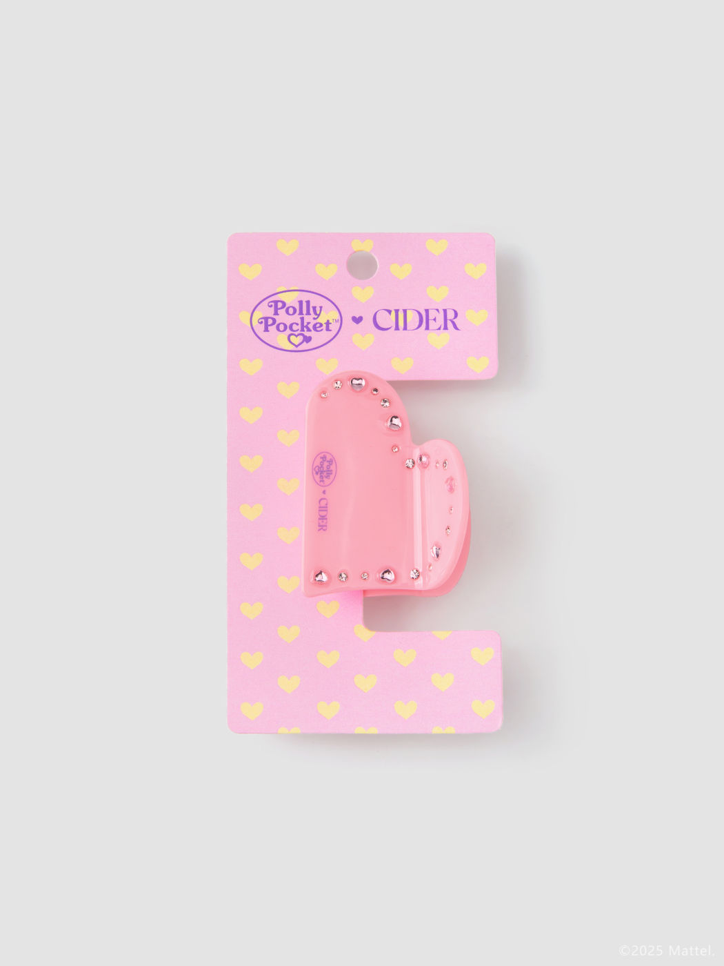 Polly Pocket™️ X Cider - Heart Claw Clip