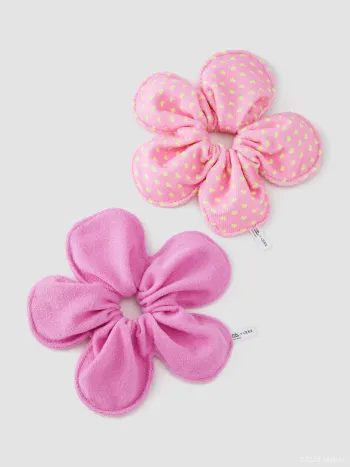 Polly Pocket™️ X Cider - Blumen-Scrunchie