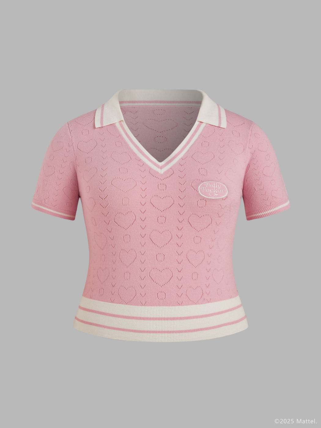 Polly Pocket™️ X Cider - Pink Palms Polo Curve & Plus