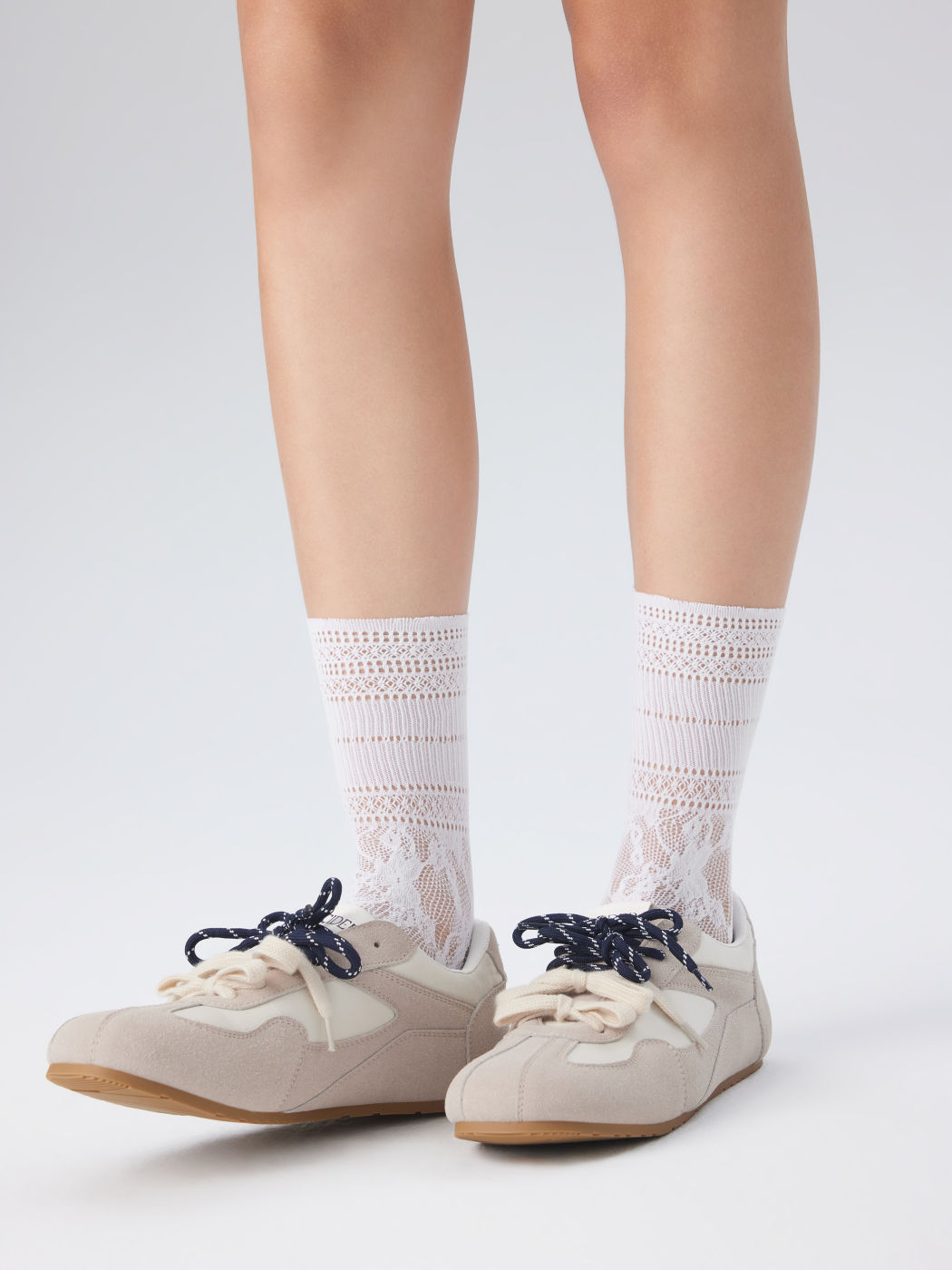 CALZINI A MAGLIA JACQUARD