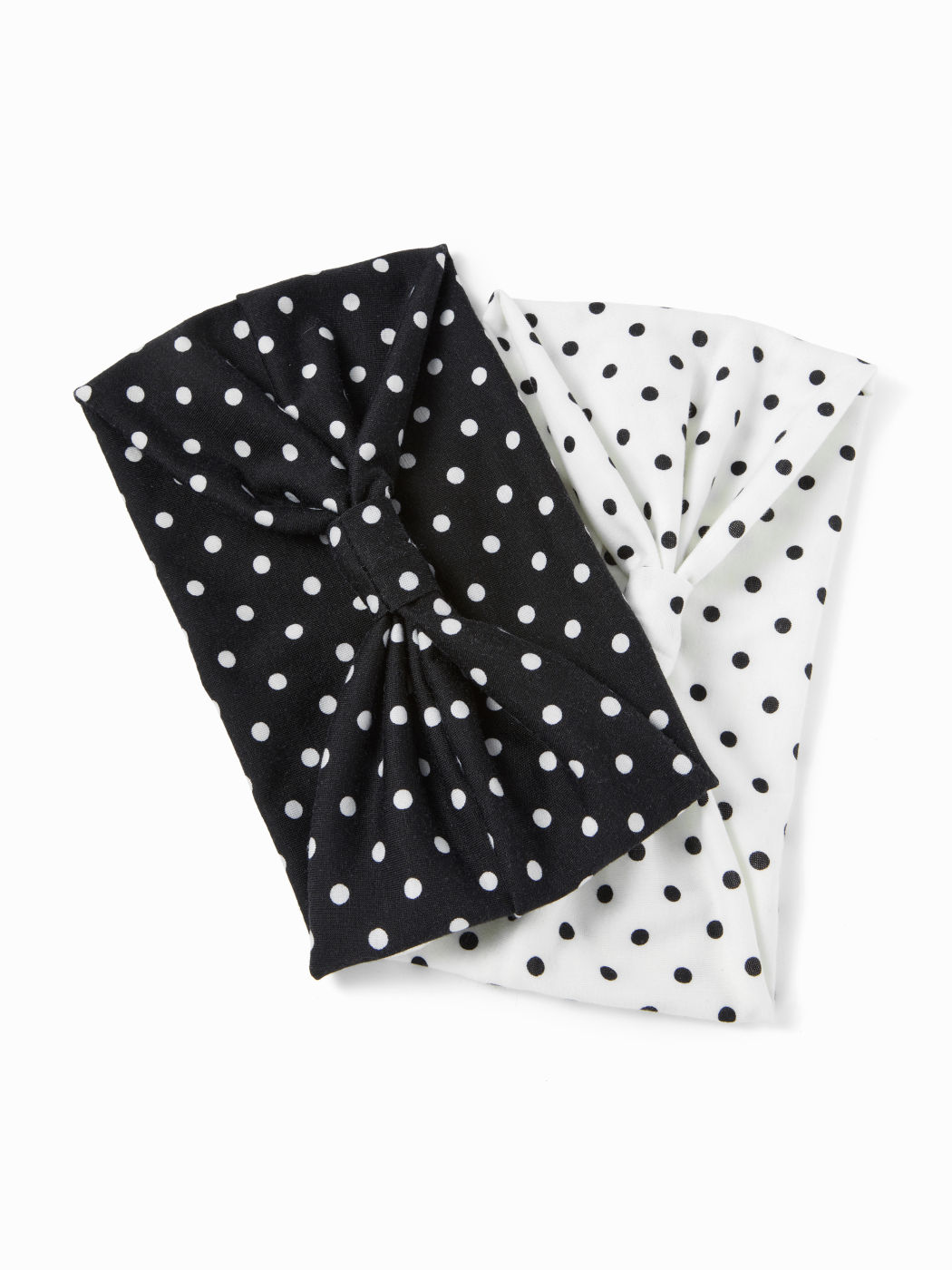 2PCS POLKA DOT HEADBAND SET