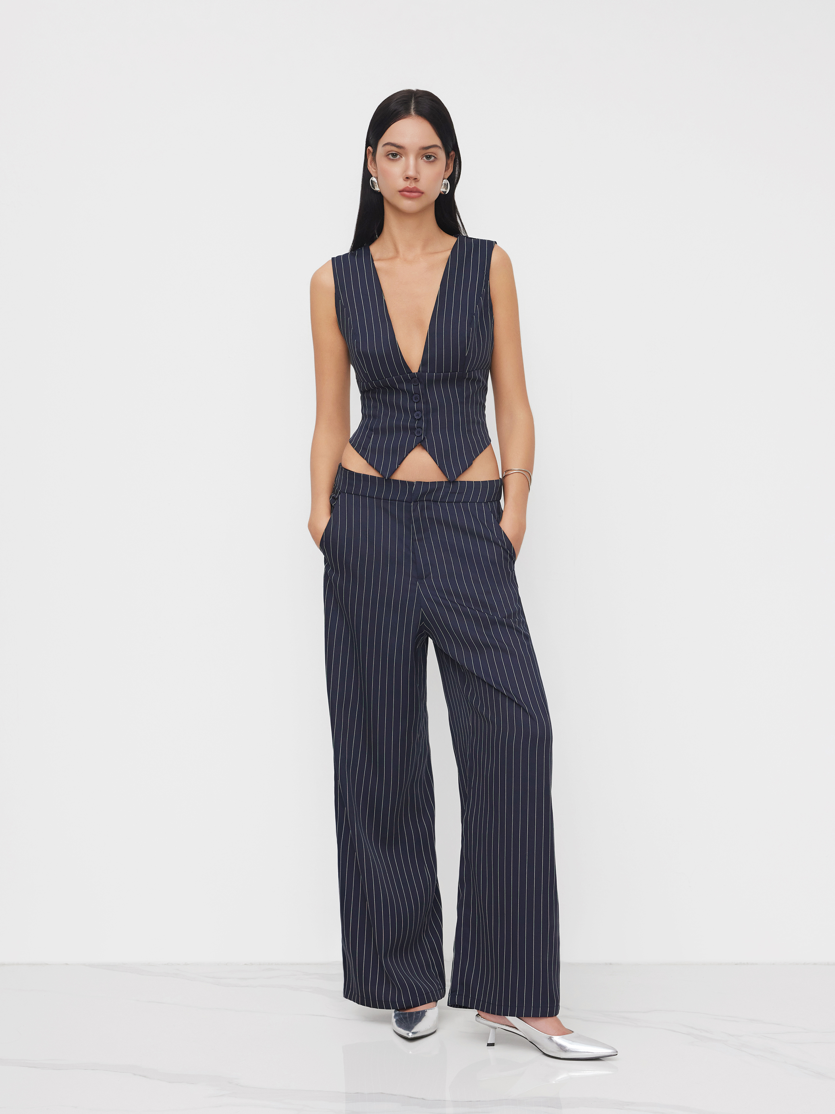 TRUNC88 Center Line Curve Pants ネイビー TRUNC88 Center Line Curve Pants ネイビー - メルカリ