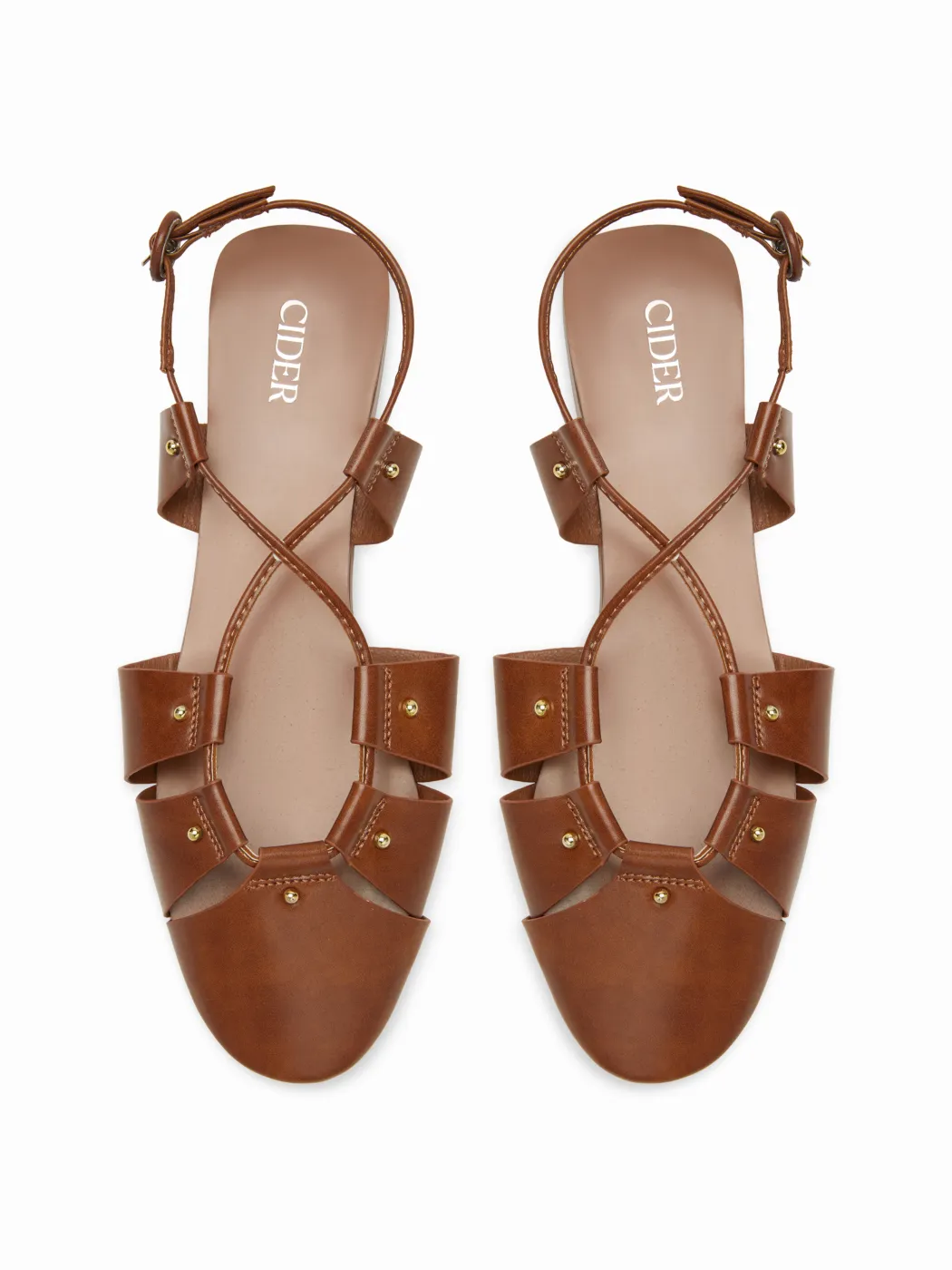 BALLERINE SLINGBACK CON CINTURINO REGOLABILE E BORCHIE