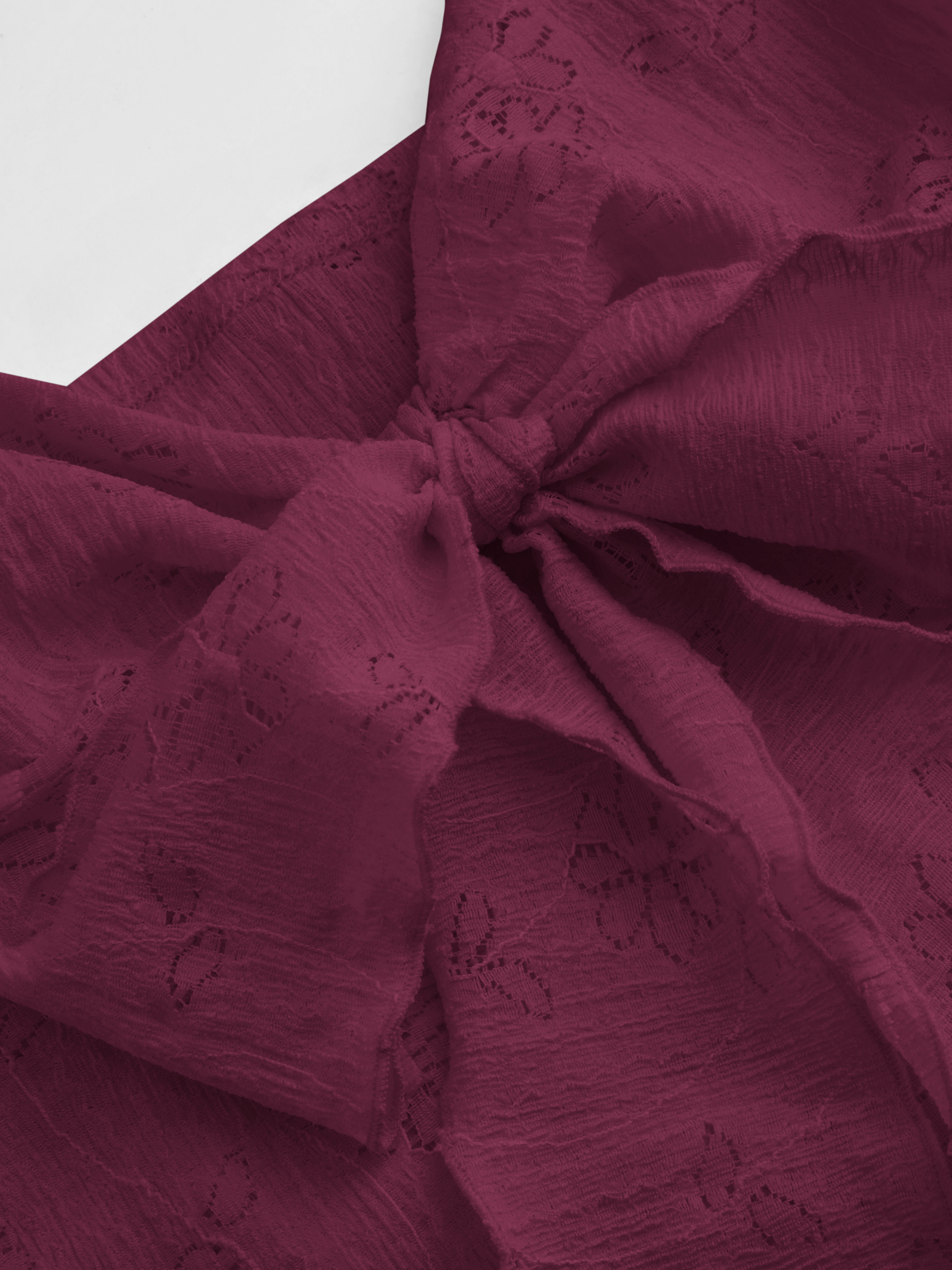 Lace Sweetheart Bowknot Tank Top