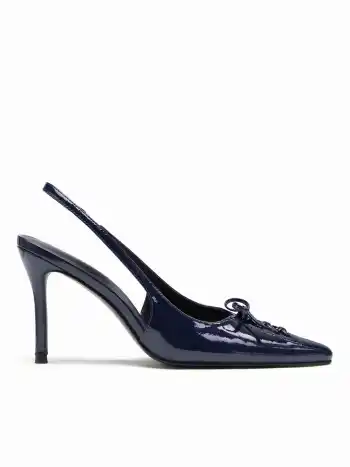 TACCHI SLINGBACK A PUNTA CON NODO A FIOCCO