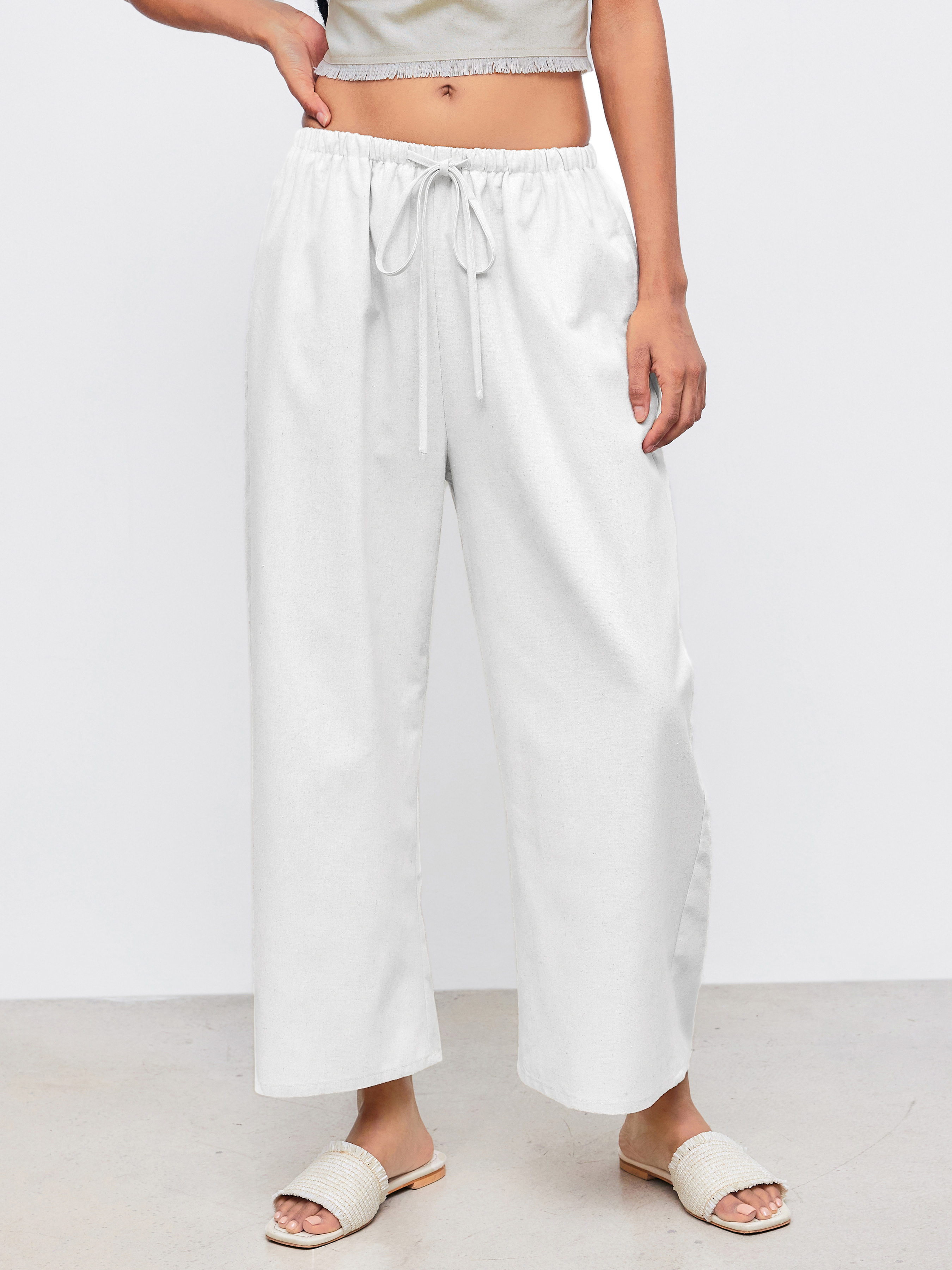 【SCENERITY】Linen dart trousers The 24 Trouser Linen | LESTRANGE