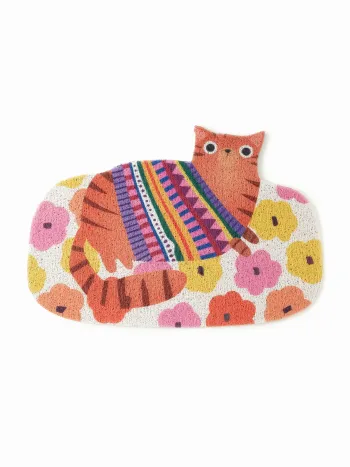 ZERBINO CAT & FLOWER