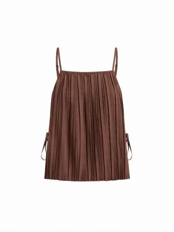 Woven Linen-blend Two Way Boat Neck Stripe Knotted Mini Dress For Work